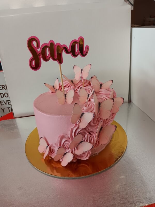 TARTA DE DECORACIO´N EN BUTTERCREAM - Imagen 2