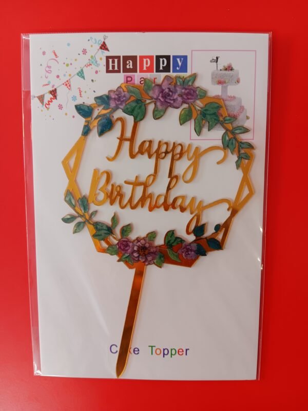 HAPPY BIRTHDAY FLORES LILA