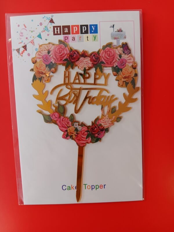 HAPPY BIRTHDAY FLORES CORAZÓN
