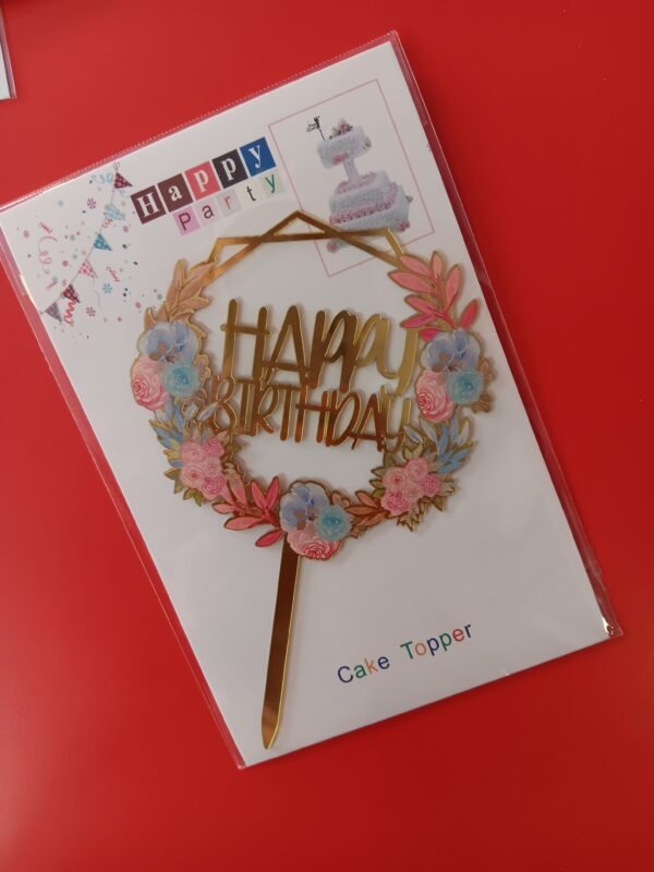 HAPPY BIRTHDAY FLORES CELESTE Y ROSA