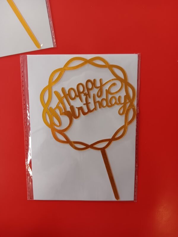 TOPPER HAPPY BIRTHDAY