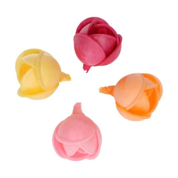 SET 7 FLORES DE PAPEL COMESTIBLES PEONIA - Imagen 2