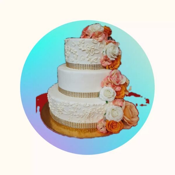 TARTA PARA BODA 3 PISOS