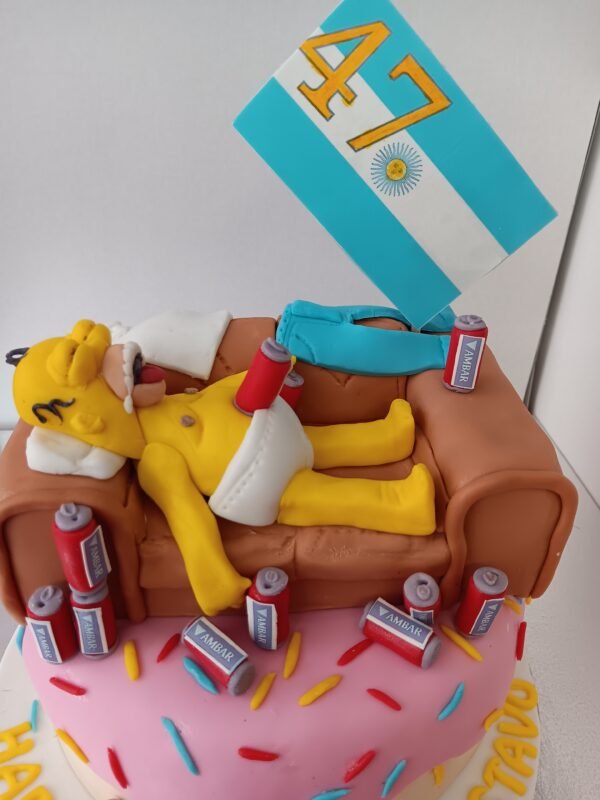 Tarta homer simpson