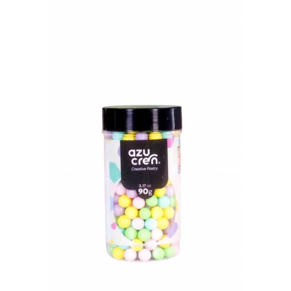 MINI BOLA DE AZUCAR 2 MM. MIX PASTEL 90 GRAMOS AZUCREN