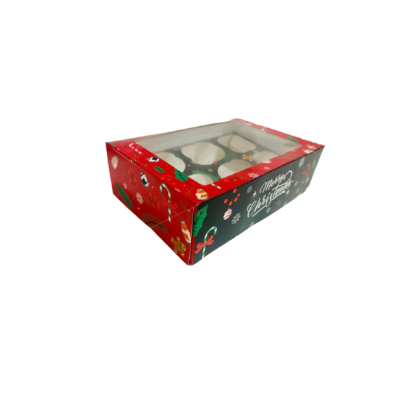 CAJA DE NAVIDAD 6 CUPCAKES AZUCREN