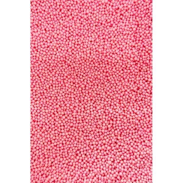MINI BOLA DE AZUCAR 2 MM. ROSA PASTEL 90 GRAMOS AZUCREN - Imagen 2